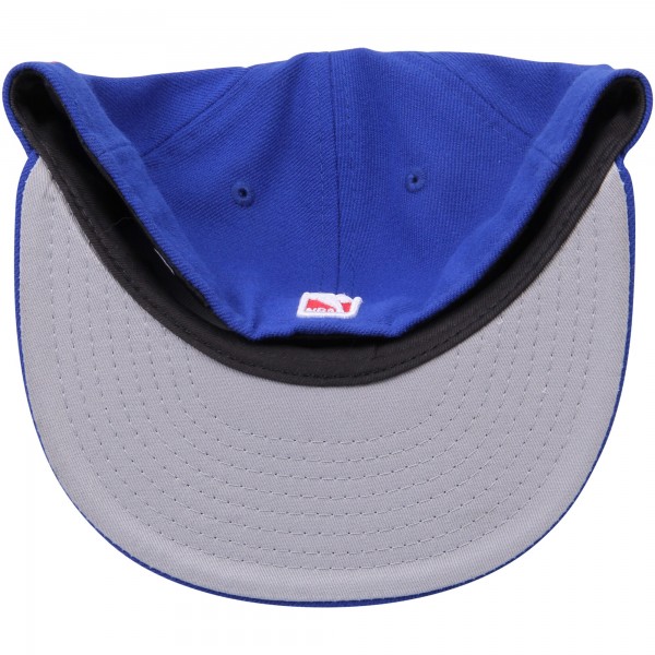 Бейсболка Philadelphia 76ers New Era Official Team Color 59FIFTY - Royal - официальный мерч NBA