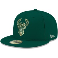 Бейсболка Milwaukee Bucks New Era Official Team Color 59FIFTY - Green