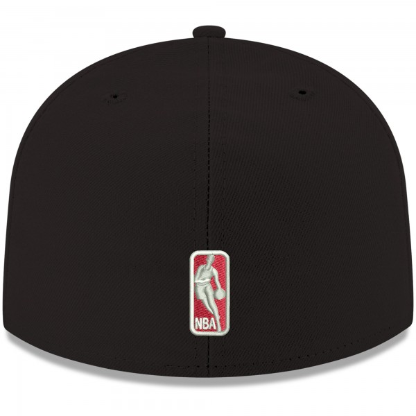Бейсболка Chicago Bulls New Era Black Official Team Color 59FIFTY