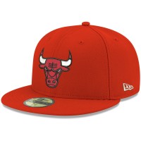 Бейсболка Chicago Bulls New Era Official Team Color 59FIFTY - Red