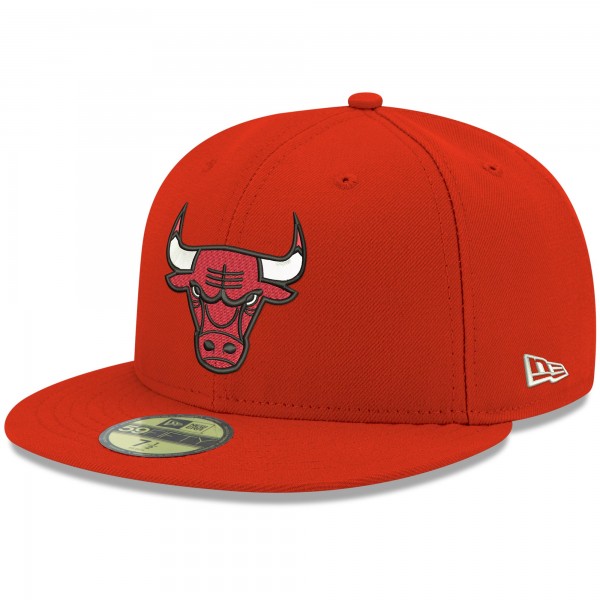 Бейсболка Chicago Bulls New Era Official Team Color 59FIFTY - Red