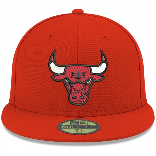 Бейсболка Chicago Bulls New Era Official Team Color 59FIFTY - Red