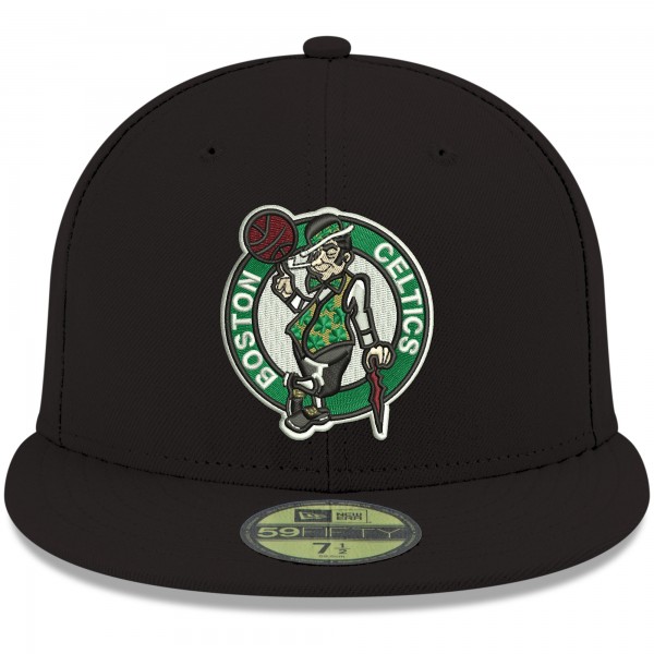 Бейсболка Boston Celtics New Era Official Team Color 59FIFTY - Black