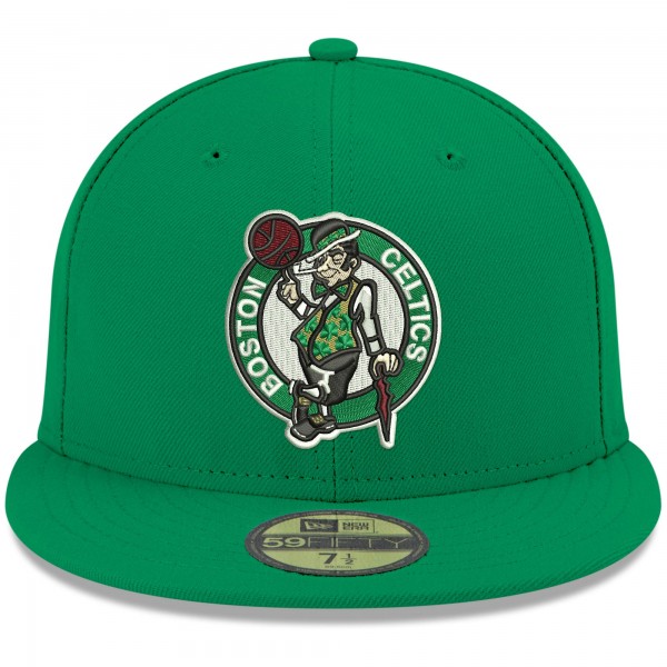 Бейсболка Boston Celtics New Era Official Team Color 59FIFTY - Kelly Green