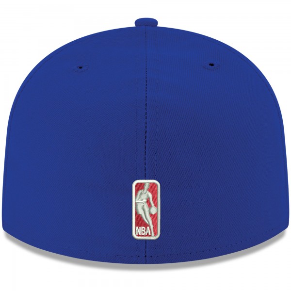 Бейсболка LA Clippers New Era Official Team Color 59FIFTY - Royal - официальный мерч NBA