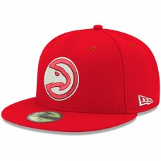 Бейсболка Atlanta Hawks New Era Official Team Color 59FIFTY - Red