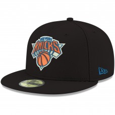 Бейсболка New York Knicks New Era Official Team Color 59FIFTY - Black