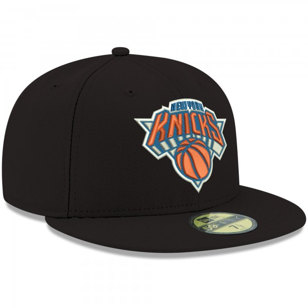 Бейсболка New York Knicks New Era Official Team Color 59FIFTY - Black