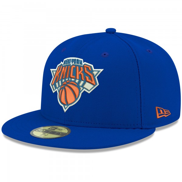 Бейсболка New York Knicks New Era Official Team Color 59FIFTY - Royal - официальный мерч NBA