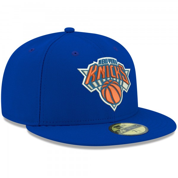 Бейсболка New York Knicks New Era Official Team Color 59FIFTY - Royal - официальный мерч NBA