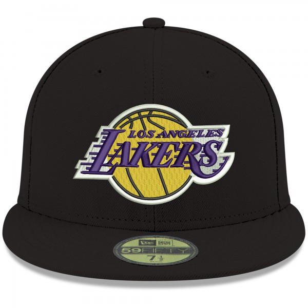 Бейсболка Los Angeles Lakers New Era Official Team Color 59FIFTY - Black
