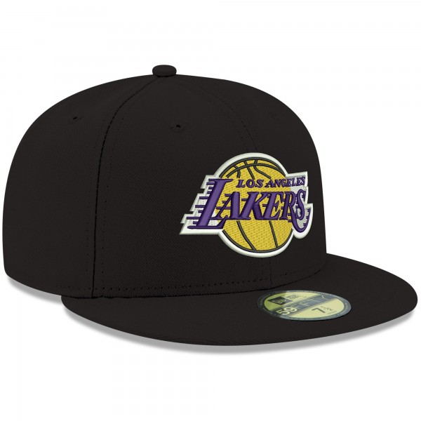 Бейсболка Los Angeles Lakers New Era Official Team Color 59FIFTY - Black