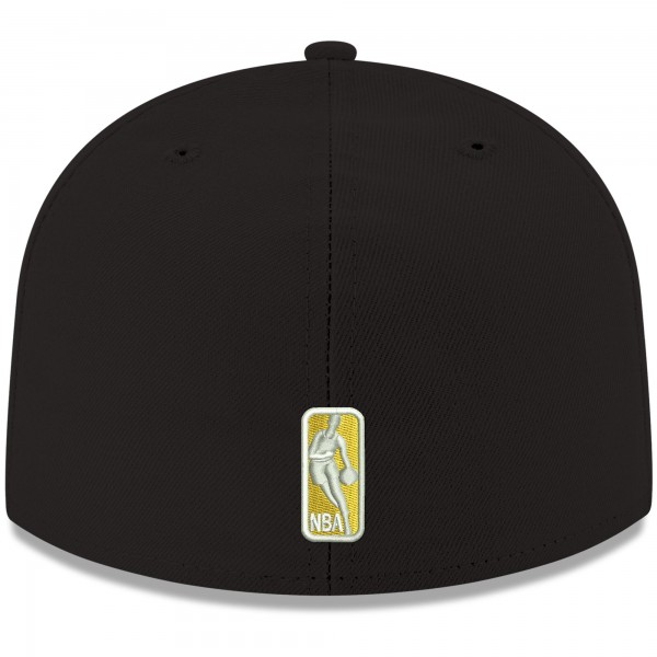 Бейсболка Los Angeles Lakers New Era Official Team Color 59FIFTY - Black
