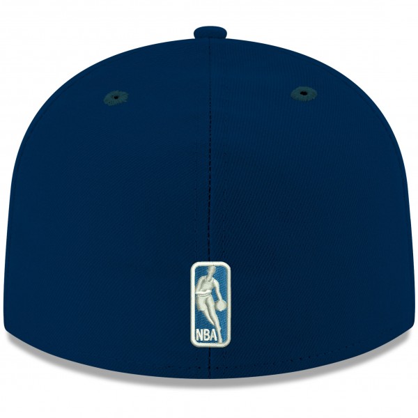 Бейсболка Dallas Mavericks New Era Official Team Color 59FIFTY - Navy - официальный мерч NBA