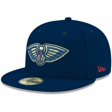 Бейсболка New Orleans Pelicans New Era Official Team Color 59FIFTY - Navy