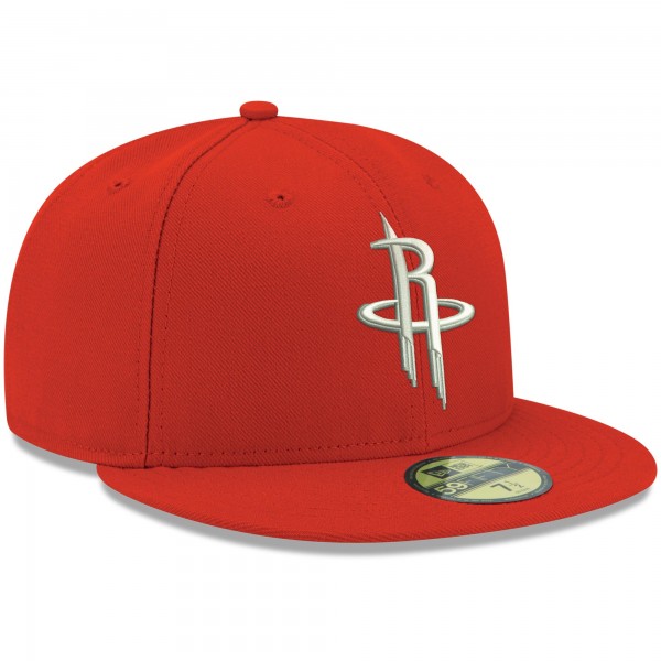 Бейсболка Houston Rockets New Era Official Team Color 59FIFTY - Red - официальный мерч NBA