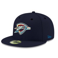 Бейсболка Oklahoma City Thunder New Era Official Team Color 59FIFTY - Navy