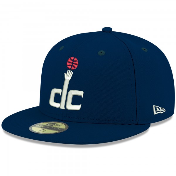 Бейсболка Washington Wizards New Era Official Team Color 59FIFTY - Navy - официальный мерч NBA