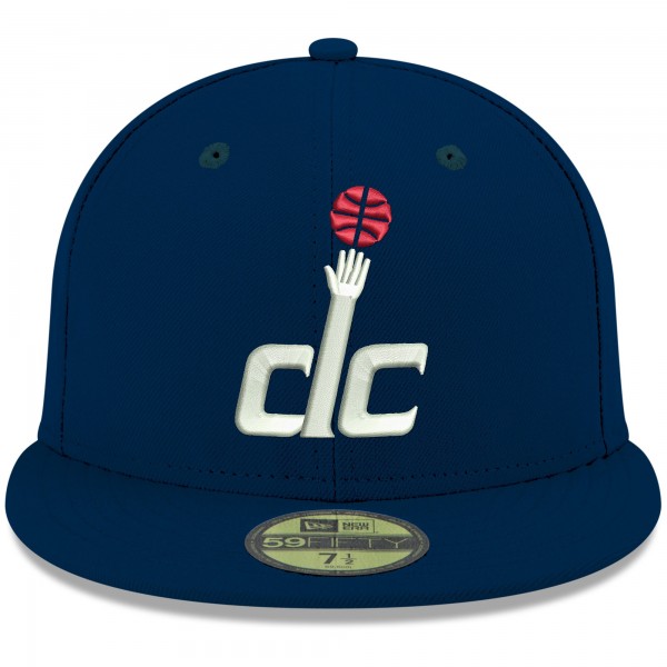 Бейсболка Washington Wizards New Era Official Team Color 59FIFTY - Navy - официальный мерч NBA