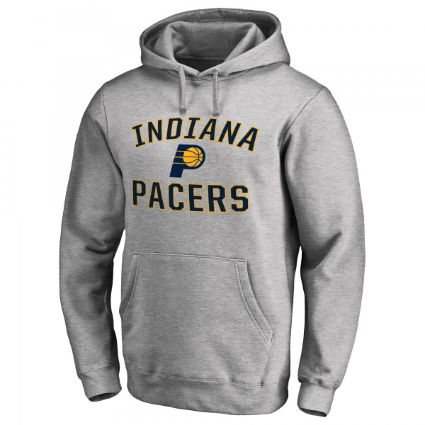 Indiana Pacers Ash Victory Arch Pullover Hoodie
