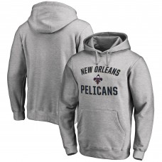 Толстовка с капюшоном New Orleans Pelicans Victory Arch - Ash