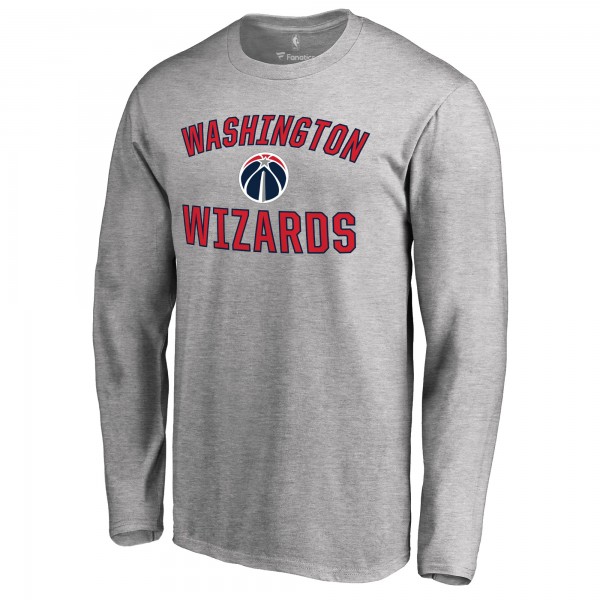 Футболка с длинным рукавом Washington Wizards Victory Arch - Ash