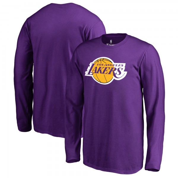 Футболка с длинным рукавом Los Angeles Lakers Primary Logo II - Purple