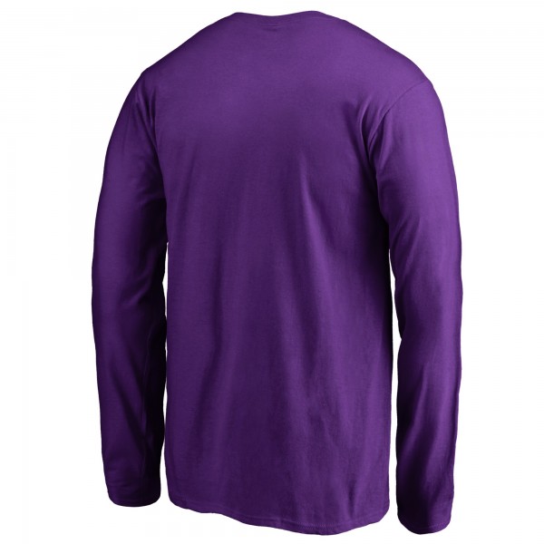 Футболка с длинным рукавом Los Angeles Lakers Primary Logo II - Purple