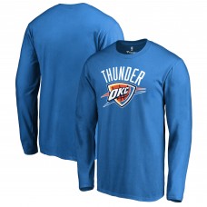 Футболка с длинным рукавом Oklahoma City Thunder Primary Logo - Blue