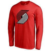 Футболка с длинным рукавом Portland Trail Blazers Primary Logo - Red