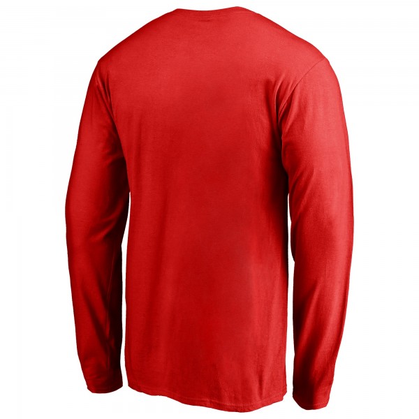 Футболка с длинным рукавом Portland Trail Blazers Primary Logo - Red