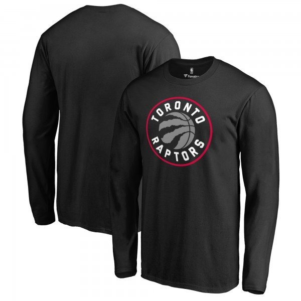 Футболка с длинным рукавом Toronto Raptors Primary Logo - Black
