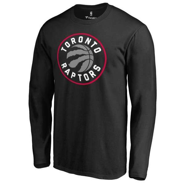 Футболка с длинным рукавом Toronto Raptors Primary Logo - Black