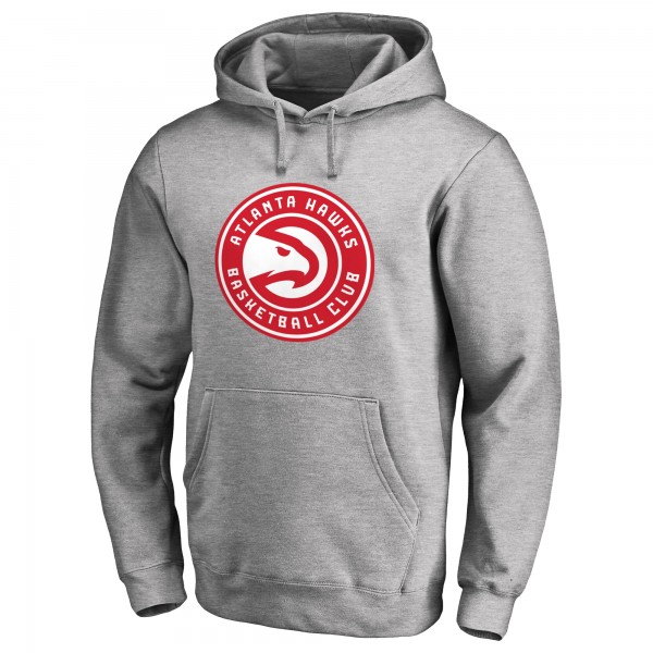Толстовка Atlanta Hawks Heather Gray Primary Logo