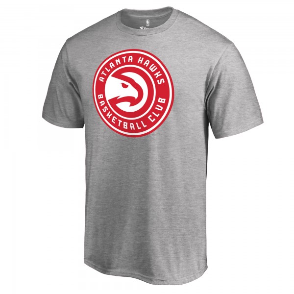 Футболка Atlanta Hawks Primary Logo - Heather Gray
