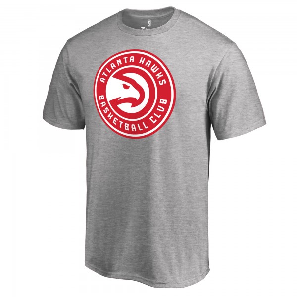 Футболка Atlanta Hawks Primary Logo - Heather Gray