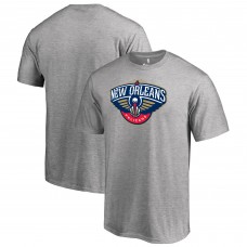 New Orleans Pelicans Primary Logo T-Shirt - Heather Gray