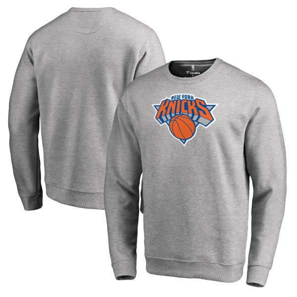 Кофта New York Knicks Primary Logo - Heathered Gray
