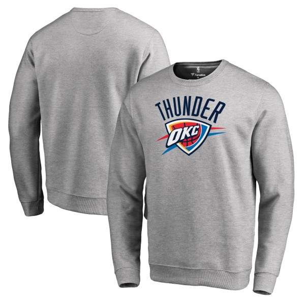 Кофта Oklahoma City Thunder Heathered Gray Primary Logo