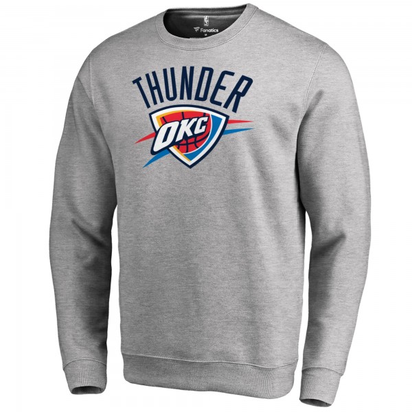 Кофта Oklahoma City Thunder Heathered Gray Primary Logo