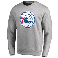 Кофта Philadelphia 76ers Primary Logo - Heathered Gray