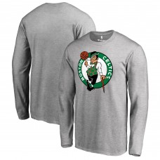 Футболка с длинным рукавом Boston Celtics Primary Logo - Heather Gray