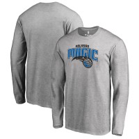 Футболка с длинным рукавом Orlando Magic Primary Logo - Heather Gray