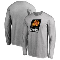 Футболка с длинным рукавом Phoenix Suns Primary Logo - Heather Gray