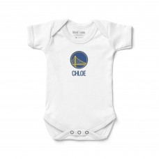 Малышам Golden State Warriors White Personalized Bodysuit