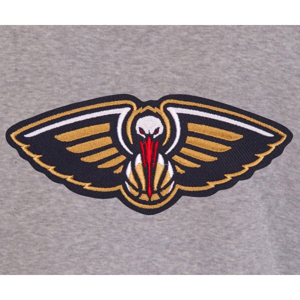 Куртка двусторонняя флисовая New Orleans Pelicans JH Design Two-Tone - Navy/Gray
