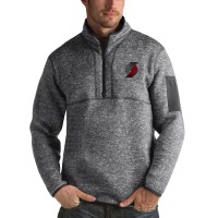 Кофта Portland Trail Blazers Antigua Fortune - Heathered Black