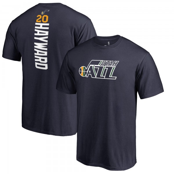 Именная футболка Gordon Hayward Utah Jazz Backer - Navy