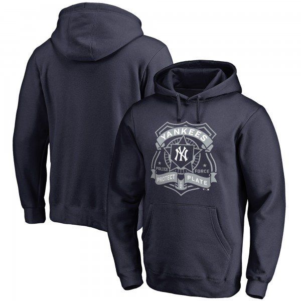 Толстовка New York Yankees Navy Police Badge