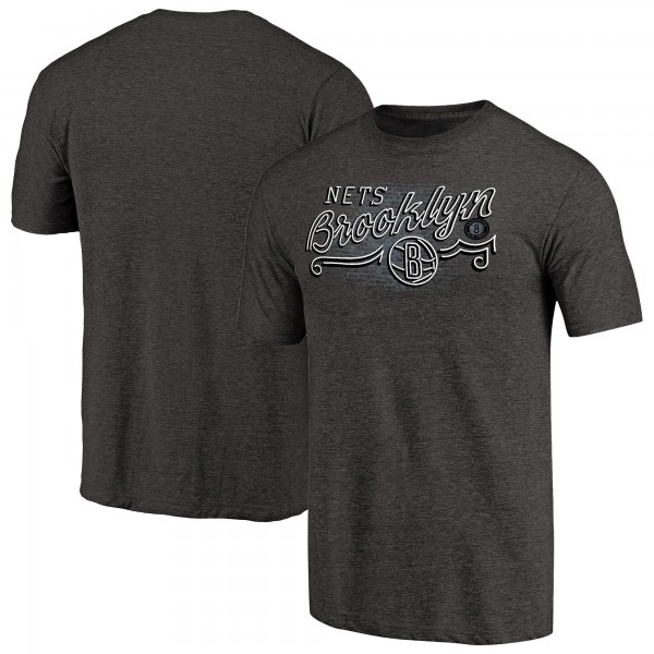 Футболка Brooklyn Nets Black Hometown Collection Neon Lights Tri-Blend